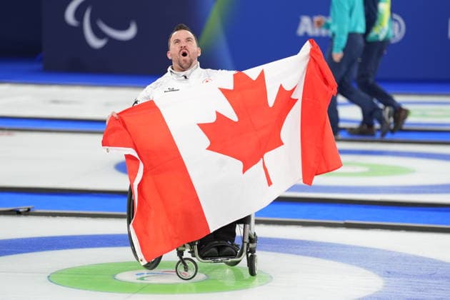 CORTINA, ITALY 20260314 Canada wins gold after defeating China in the mixed curling final at the Paralympics at the Cortina Curling Olympic Stadium. *** The image is included in the SPORTS PACKAGE. For others PAYMENT IMAGE *** CORTINA ITALY x9200x *** CORTINA, ITALY 20260314 Canada wins gold after defeating China in the mixed curling final at the Paralympics at the Cortina Curling Olympic Stadium The image is included in the SPORTS PACKAGE For others PAYMENT IMAGE CORTINA ITALY x9200x  Copyright: xBjörnxLarssonxRosvall TTx PARALYMPICS 2026 CURLING FINAL