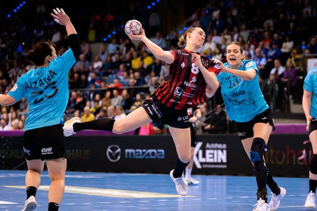 Handball, Women, DHB Cup, Thüringer HC - HSG Bensheim Auerbach
