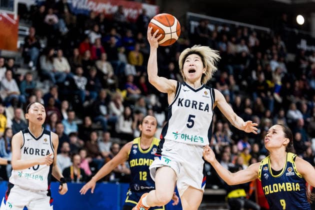 Basketball, Women, World Cup Qualifier, Korea - Colombia