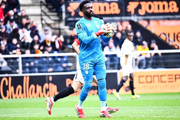 FOOTBALL : FC Lorient vs RC Lens - Ligue 1 - JournÃ e 26 - 14 03 2026 Yvon Mvogo (FC Lorient) LorientFrance  Copyright: xBaptistexAutissierx