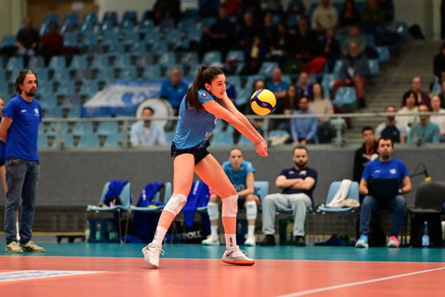 Volleyball I Women I Season 2025 2026 I Bundesliga I Main Round I ETV Hamburger Volksbank Volleys VC Wiesbaden I 14 03 2026 Cayetana Lopez Rey 2, VC Wiesbaden Hamburg CU Arena Hamburg Germany Copyright: xLobeca FelixxSchlikisx