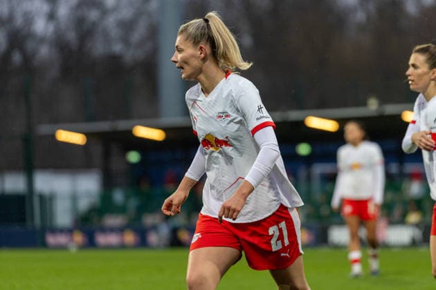 Germany, Google Pixel Womens Bundesliga, Season 2025 2026, Matchday 20, Training Center Cottaweg, RB Leipzig vs 1 FC Union Berlin, Landenberger Julia RB Leipzig, 21 Copyright: xMichellexLukax