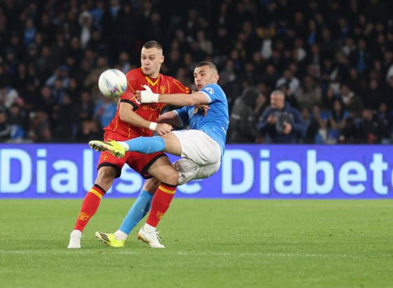 Serie A football match - 2025 26 Napoli vs. Lecce Alessandro Buongiorno of SSC Napoli During the 2025 26 Italian Serie A football match between SSC Napoli and Lecce on March 14, 2026, at the Diego Armando Maradona Stadium in Naples. Pictured: NAPOLI stadio Diego Armando Maradona CAMPANIA ITALIA Copyright: xFABIOxSASSOxFabioxSassox Napoli Lecce2026_03_14Fabio Sasso5332