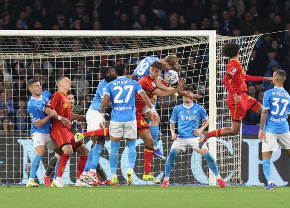 Serie A football match - 2025 26 Napoli vs. Lecce Goal the Rasmus Hojlund of SSC Napoli During the 2025 26 Italian Serie A football match between SSC Napoli and Lecce on March 14, 2026, at the Diego Armando Maradona Stadium in Naples. Pictured: NAPOLI stadio Diego Armando Maradona CAMPANIA ITALIA Copyright: xFABIOxSASSOxFabioxSassox Napoli Lecce2026_03_14Fabio Sasso5338