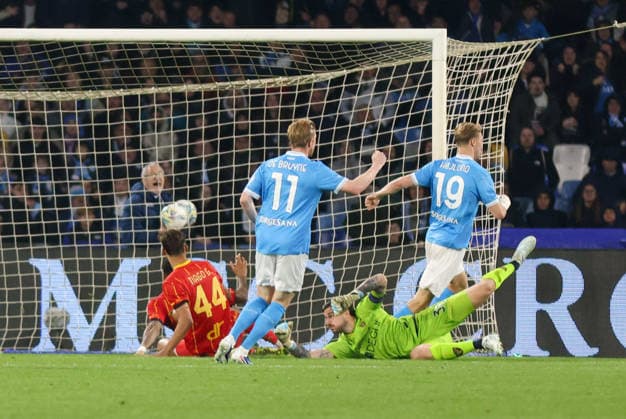 Serie A football match - 2025 26 Napoli vs. Lecce Goal the Rasmus Hojlund of SSC Napoli During the 2025 26 Italian Serie A football match between SSC Napoli and Lecce on March 14, 2026, at the Diego Armando Maradona Stadium in Naples. Pictured: NAPOLI stadio Diego Armando Maradona CAMPANIA ITALIA Copyright: xFABIOxSASSOxFabioxSassox Napoli Lecce2026_03_14Fabio Sasso5350
