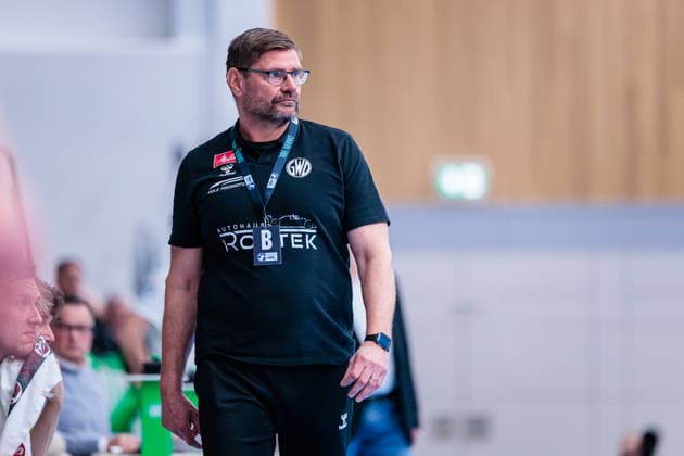 Aaron Ziercke GWD Minden, Coach GER, GWD Minden vs HSG Wetzlar, Handball, 1 Bundesliga, 25 Matchday, Season 2025 2026, 14 03 2026 GER, GWD Minden vs HSG Wetzlar, Handball, 1 Bundesliga, 25 Matchday, Season 2025 2026, 14 03 2026 Minden Copyright: xEibner-Pressefoto JanxRollingerx EP_JSK