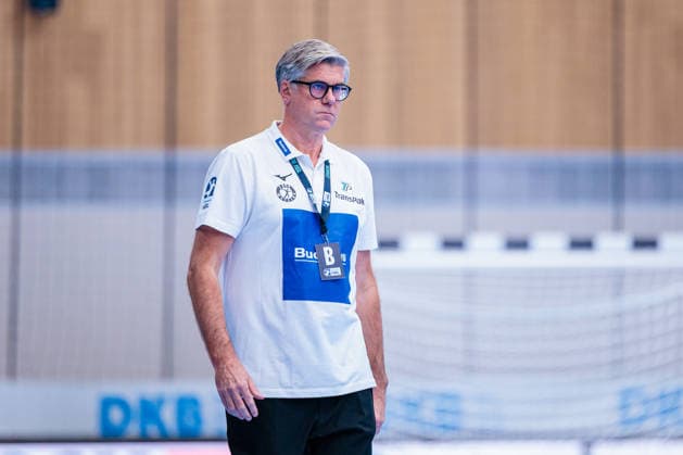 Runar Sigtryggsson HSG Wetzlar, Coach GER, GWD Minden vs HSG Wetzlar, Handball, 1 Bundesliga, 25 Matchday, Season 2025 2026, 14 03 2026 GER, GWD Minden vs HSG Wetzlar, Handball, 1 Bundesliga, 25 Matchday, Season 2025 2026, 14 03 2026 Minden Copyright: xEibner-Pressefoto JanxRollingerx EP_JSK