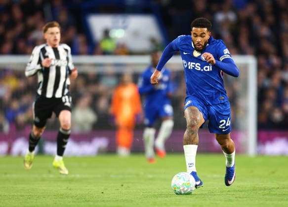 Chelsea v Newcastle United, English Premier League, Stamford Bridge, London, UK - 14 03 2026 Reece James of Chelsea in action during the Premier League home game against Newcastle United at Stamford Bridge London Stamford Bridge London GBR, UK NEWSPAPERS OUT Copyright: xMarkxGreenwoodx