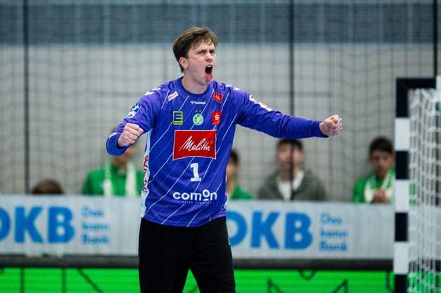 14 03 2026 Handball, 2025 2026, 1 Bundesliga, 25 Matchday, GWD Minden HSG Wetzlar Malte Semisch Minden
