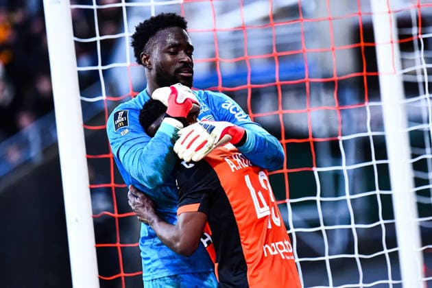 FOOTBALL : FC Lorient vs RC Lens - Ligue 1 - JournÃ e 26 - 14 03 2026 Yvon Mvogo (FC Lorient) LorientFrance  Copyright: xBaptistexAutissierx