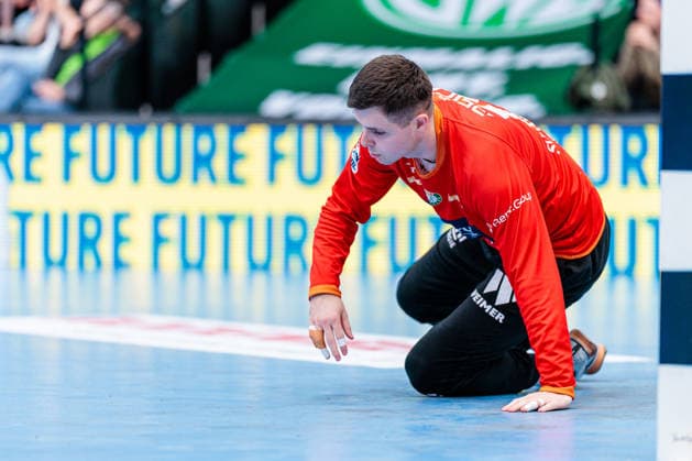 Anadin Suljakovic HSG Wetzlar, 12 GER, GWD Minden vs HSG Wetzlar, Handball, 1 Bundesliga, 25 Matchday, Season 2025 2026, 14 03 2026 GER, GWD Minden vs HSG Wetzlar, Handball, 1 Bundesliga, 25 Matchday, Season 2025 2026, 14 03 2026 Minden Copyright: xEibner-Pressefoto JanxRollingerx EP_JSK