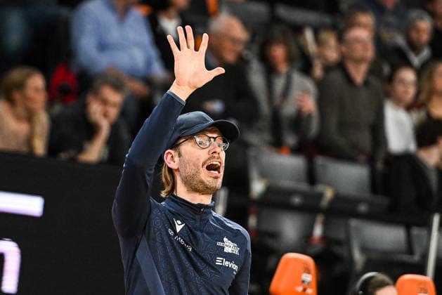 GER, BBL, ratiopharm Ulm vs Science City Jena 14 03 2026, ratiopharm arena, Neu Ulm, GER, BBL, ratiopharm Ulm vs Science City Jena, in the picture Björn Bjoern Harmsen Jena nordphotoxGmbHx xHafner nph00200
