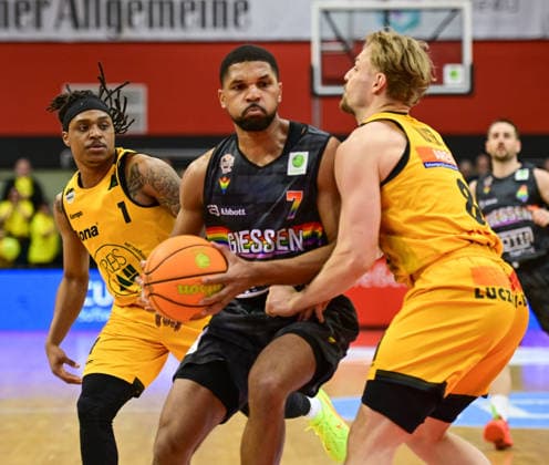 Basketball, 2. BL, ProA, Gießen 46ers - Kirchheim Knights
