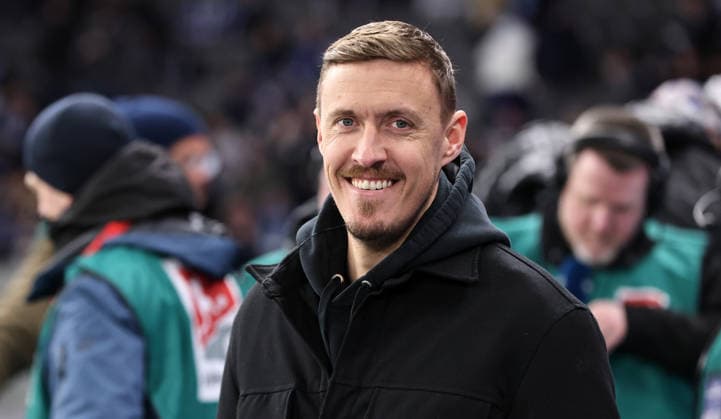 Max Kruse visiting the stadium Portrait Portrait Single image close up Sport Football Soccer DFL 2 Bundesliga Men 26 Matchday Season 2025 2026 14 03 2026 Hertha BSC Berlin vs VfL Bochum DFL regulations prohibit any use of photographs as image sequences and or quasi video