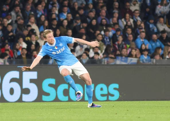 March 14, 2026, Napoli, Campania, ITALIA: Kevi De Bruyne of SSC Napoli During the 2025 26 Italian Serie A football match between SSC Napoli and Lecce on March 14, 2026, at the Diego Armando Maradona Stadium in Naples...Pictured: Napoli ITALIA - ZUMAs236 20260314_aap_s236_119 Copyright: xFabioxSassox