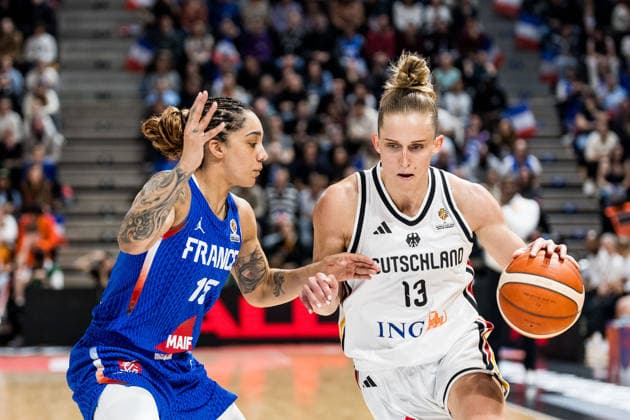 Basketball, Women, World Cup Qualifier, Germany - France