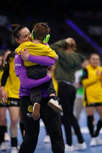 Scene with Melinda Szikora 7 Borussia Dortmund Haushahn Final4 2 semi-final Borussia Dortmund vs HSG Blomberg Lippe Copyright: xspeedshotx