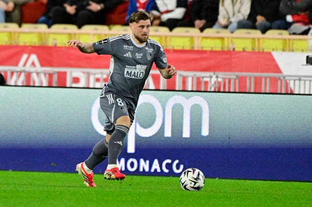 FOOTBALL : AS Monaco VS Stade Brestois 29 - Ligue 1 McDonald s - 14 03 2026 Hugo Magnetti (SB 29) - Ligue 1 McDonald™s match between AS Monaco and Stade Brestois 2029 on March 14, 2026 at the Louis II Stadium in Monaco. MonacoMonaco  Copyright: xWilliamxCannarellax