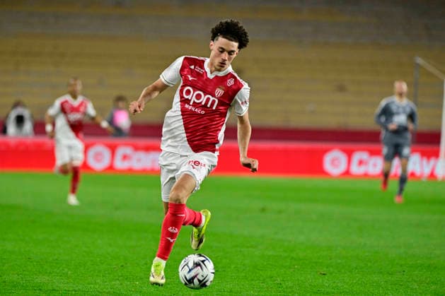 FOOTBALL : AS Monaco VS Stade Brestois 29 - Ligue 1 McDonald s - 14 03 2026 Maghnes Akliouche (ASM) - Ligue 1 McDonald™s match between AS Monaco and Stade Brestois 2029 on March 14, 2026 at the Louis II Stadium in Monaco. MonacoMonaco  Copyright: xWilliamxCannarellax