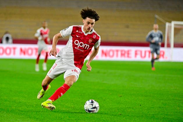 FOOTBALL : AS Monaco VS Stade Brestois 29 - Ligue 1 McDonald s - 14 03 2026 Maghnes Akliouche (ASM) - Ligue 1 McDonald™s match between AS Monaco and Stade Brestois 2029 on March 14, 2026 at the Louis II Stadium in Monaco. MonacoMonaco  Copyright: xWilliamxCannarellax