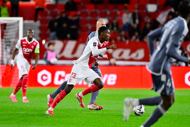 FOOTBALL : AS Monaco VS Stade Brestois 29 - Ligue 1 McDonald s - 14 03 2026 Aladji Bamba (ASM) - Ligue 1 McDonald™s match between AS Monaco and Stade Brestois 2029 on March 14, 2026 at the Louis II Stadium in Monaco. MonacoMonaco  Copyright: xWilliamxCannarellax
