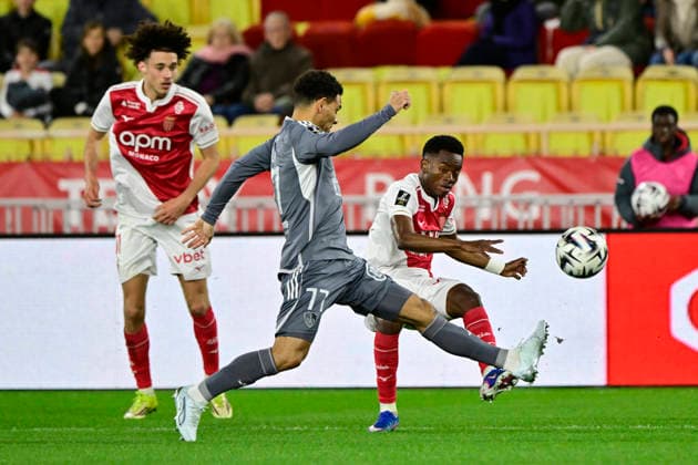 FOOTBALL : AS Monaco VS Stade Brestois 29 - Ligue 1 McDonald s - 14 03 2026 Aladji Bamba (ASM) - Ligue 1 McDonald™s match between AS Monaco and Stade Brestois 2029 on March 14, 2026 at the Louis II Stadium in Monaco. MonacoMonaco  Copyright: xWilliamxCannarellax