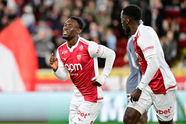 FOOTBALL : AS Monaco VS Stade Brestois 29 - Ligue 1 McDonald s - 14 03 2026 Joy ASM - But Folarin Balogun - Ligue 1 McDonald™s match between AS Monaco and Stade Brestois 2029 on March 14, 2026 at the Louis II Stadium in Monaco. MonacoMonaco  Copyright: xWilliamxCannarellax