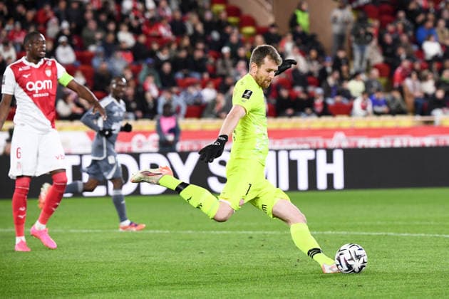 AS Monaco v Stade Brestois 29 - Ligue 1 McDonald s 2025 2026 01 Lukas HRADECKY (asm) during the Ligue 1 McDonald s match between Monaco and Brest at Stade Louis II on March 14, 2026 in Monaco, Monaco. Monaco Monaco  Copyright: xFEPx 776348320