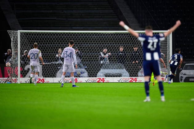 Dawid Kownacki Hertha BSC, 09 , 11m, Goal, Cheering, GER, Hertha BSC vs ,VfL Bochum 1848, 2 Bundesliga, Season 2025 2026, Matchday 26, 14 03 2026 DFL REGULATIONS PROHIBIT ANY USE OF PHOTOGRAPHS AS IMAGE SEQUENCES AND OR QUASI VIDEO GER, Hertha BSC vs ,VfL Bochum 1848, 2 Bundesliga, Season 2025 2026, Matchday 26, 14 03 2026 Berlin Copyright: xClaudiusxRauch,xEibner-Pressefotox xClaudiusxRauchx EP_CRH