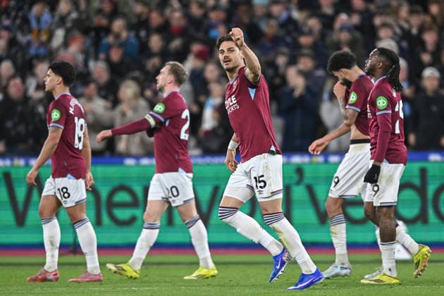 London Stadium Marc Guehi of Manchester City celebrates after scoring during the Premier League match between West Ham United and Manchester City at the London Stadium on March 14, 2026 in London, England. (Photo by Vince Mignott SPP) (Vince Mignott SPP) Copyright: xVincexMignott SPPx spp-en-ViMi-SSP_EPL_WHU-v-MANCY-_VM202018