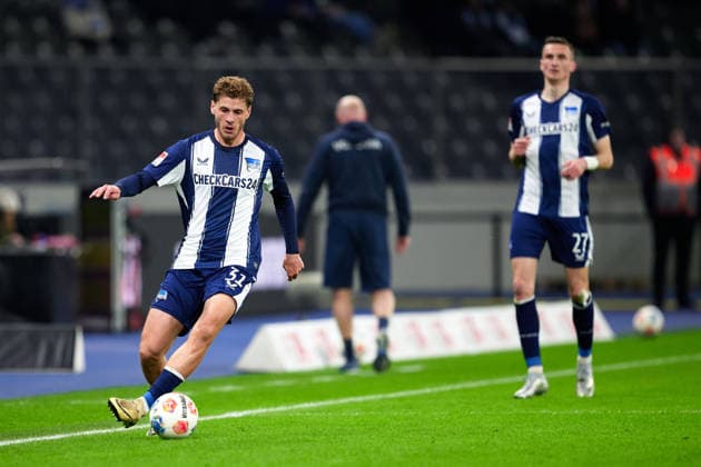 Marton Dardai Hertha BSC, 31 , Niklas Kolbe Hertha BSC, 27 , GER, Hertha BSC vs ,VfL Bochum 1848, 2 Bundesliga, Season 2025 2026, Matchday 26, 14 03 2026 DFL REGULATIONS PROHIBIT ANY USE OF PHOTOGRAPHS AS IMAGE SEQUENCES AND OR QUASI VIDEO GER, Hertha BSC vs ,VfL Bochum 1848, 2 Bundesliga, Season 2025 2026, Matchday 26, 14 03 2026 Berlin Copyright: xClaudiusxRauch,xEibner-Pressefotox xClaudiusxRauchx EP_CRH