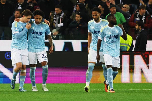 Boga celebrates after scoring the 0-1 goal for his team during the Serie A soccer match between Udinese and Juventus at the Bluenergy Stadium in Udine, north east Italy - Saturday, March 14,2026 - soccer  Copyright: xAndreaxBressanutti LaPressex