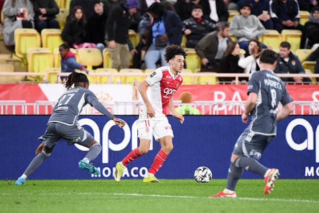 AS Monaco v Stade Brestois 29 - Ligue 1 McDonald s 2025 2026 11 Maghnes AKLIOUCHE (asm) during the Ligue 1 McDonald s match between Monaco and Brest at Stade Louis II on March 14, 2026 in Monaco, Monaco. Monaco Monaco  Copyright: xFEPx 776348320