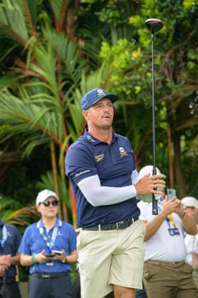 March 15, 2026, Singapore, Ingapore, Singapore: Bryson DeChambeau form USA tees off on the 10th hole.Final Round of the LIV Golf in Singapore Final Round Of The LIV Golf In Singapore  - ZUMAr144 20260315_zap_r144_011 Copyright: xJaynexRussellx