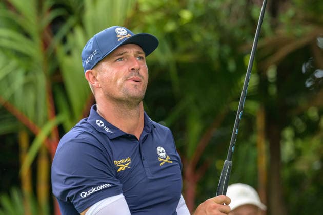 March 15, 2026, Singapore, Ingapore, Singapore: Bryson DeChambeau form USA tees off on the 10th hole.Final Round of the LIV Golf in Singapore Final Round Of The LIV Golf In Singapore  - ZUMAr144 20260315_zap_r144_019 Copyright: xJaynexRussellx