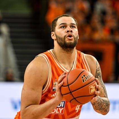 GER, BBL, ratiopharm Ulm vs Science City Jena 14 03 2026, ratiopharm arena, Neu Ulm, GER, BBL, ratiopharm Ulm vs Science City Jena, in the picture Christopher Ledlum Ulm, 4 nordphotoxGmbHx xHafner nph00200