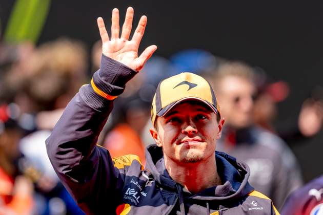 SHANGHAI Formula 1 driver Lando Norris of McLaren Mastercard Formula 1 Team during the Formula 1 China Shanghai race at the Shanghai International Circuit on March 15, 2025 in Shanghai, China Photo by DeFodi Images
