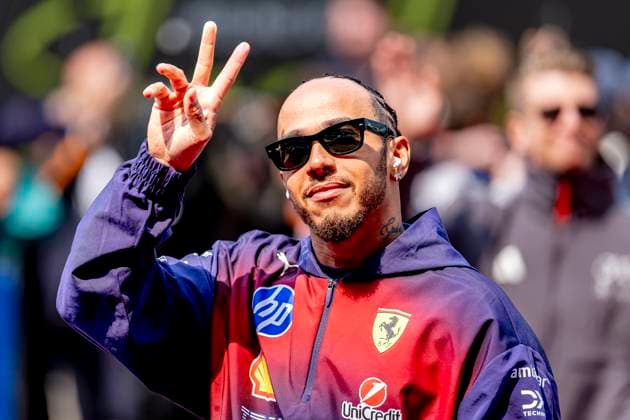 SHANGHAI Formula 1 driver Lewis Hamilton of Scuderia Ferrari HP during the Formula 1 China Shanghai race at the Shanghai International Circuit on March 15, 2025 in Shanghai, China Photo by DeFodi Images