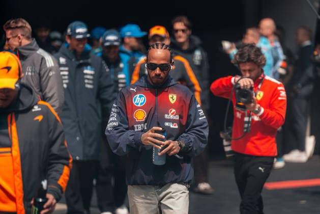 Formula 1 Chinese Grand Prix 2026 Lewis Hamilton (Scuderia Ferrari HP, 44) at the drivers™ parade on race day at the Chinese GP 2026 15 03 2026
