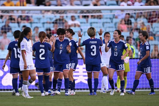 SOCCER ASIAN CUP JAPAN PHILIPPINES, Japan celebrates a goal by Remina Chiba during the AFC Women™s Asian Cup Quarter Final match between Japan and the Philipines at Accor Stadium in Sydney, Sunday, March 15, 2026. ( NO ARCHIVING, EDITORIAL USE ONLY SYDNEY NEW SOUTH WALES AUSTRALIA  Copyright: xDEANxLEWINSx 20260315157501486220