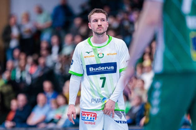 Dominik Mappes HSG Wetzlar, 07 GER, GWD Minden vs HSG Wetzlar, Handball, 1 Bundesliga, 25 Matchday, Season 2025 2026, 14 03 2026 GER, GWD Minden vs HSG Wetzlar, Handball, 1 Bundesliga, 25 Matchday, Season 2025 2026, 14 03 2026 Minden Copyright: xEibner-Pressefoto JanxRollingerx EP_JSK