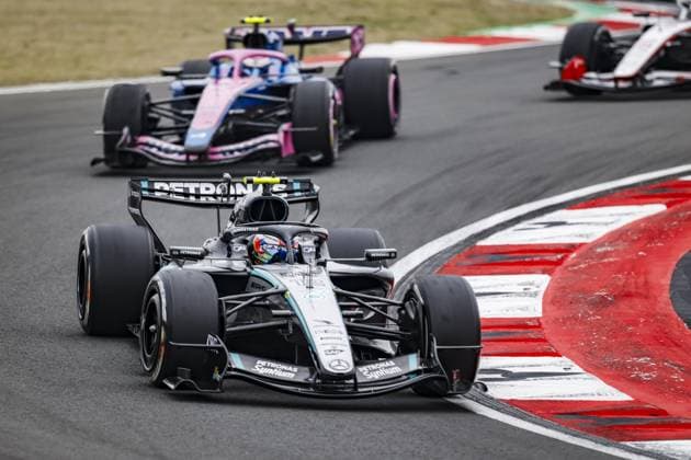 SHANGHAI - Andrea Kimi Antonelli (Mercedes-AMG PETRONAS Formula One Team) in action during the race at the Shanghai International Circuit ahead of the Chinese Grand Prix. SANDER KONING ANP xVIxANPxSportx xxANPxIVx 553378044 originalFilename: 553378044.jpg