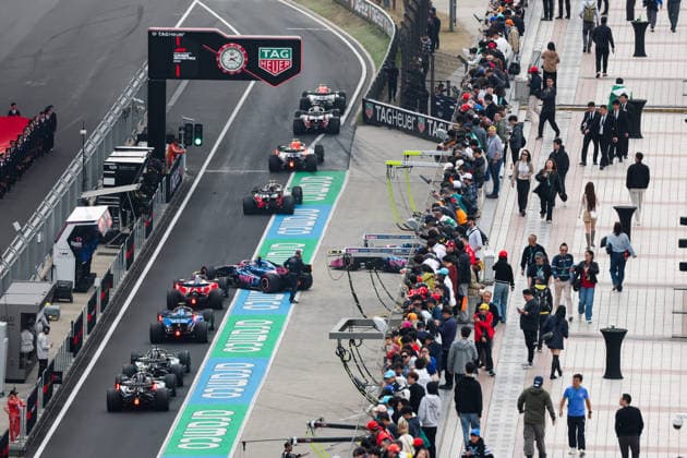 F1 - CHINESE GRAND PRIX 2026 F1 cars leaving the pitlane to the grid, 43 COLAPINTO Franco (arg), Alpine F1 Team A526, action pitlane, during the Formula 1 Heineken Chinese Grand Prix 2026, 2nd round of the 2026 Formula One World Championship, WM, Weltmeisterschaft from March 13 to 15, 2026 on the Shanghai International Circuit, in Shanghai, China - Copyright: xFLORENTxGOODENx