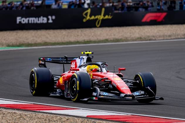 SHANGHAI Formula 1 driver Lewis Hamilton of Scuderia Ferrari HP during the Formula 1 China Shanghai race at the Shanghai International Circuit on March 15, 2025 in Shanghai, China Photo by DeFodi Images