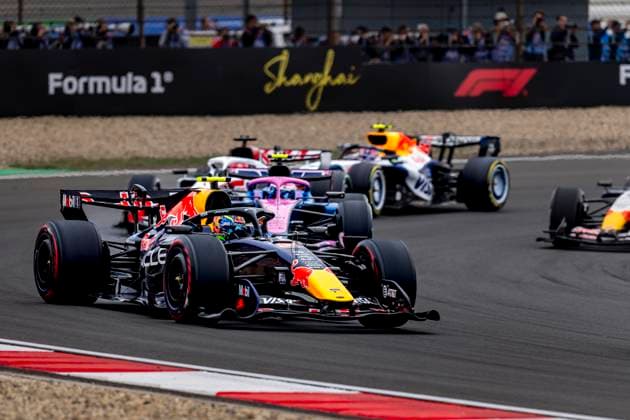 SHANGHAI Formula 1 driver Isack Hadjar of Oracle Red Bull Racing during the Formula 1 China Shanghai race at the Shanghai International Circuit on March 15, 2025 in Shanghai, China Photo by DeFodi Images