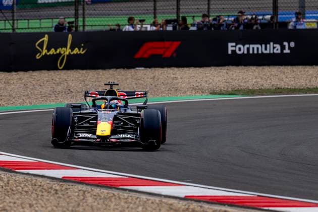 SHANGHAI Formula 1 driver Max Verstappen of Oracle Red Bull Racing during the Formula 1 China Shanghai race at the Shanghai International Circuit on March 15, 2025 in Shanghai, China Photo by DeFodi Images