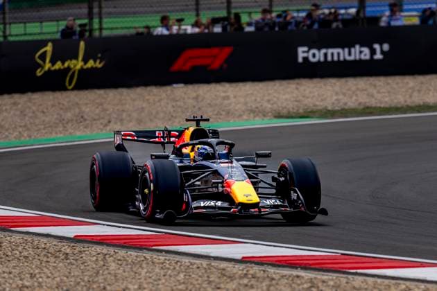 SHANGHAI Formula 1 driver Max Verstappen of Oracle Red Bull Racing during the Formula 1 China Shanghai race at the Shanghai International Circuit on March 15, 2025 in Shanghai, China Photo by DeFodi Images