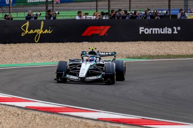 SHANGHAI Formula 1 driver Kimi Antonelli of Mercedes AMG Petronas Formula One Team during the Formula 1 China Shanghai race at the Shanghai International Circuit on March 15, 2025 in Shanghai, China Photo by DeFodi Images