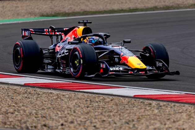 SHANGHAI Formula 1 driver Max Verstappen of Oracle Red Bull Racing during the Formula 1 China Shanghai race at the Shanghai International Circuit on March 15, 2025 in Shanghai, China Photo by DeFodi Images