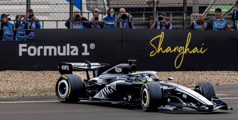 SHANGHAI Formula 1 driver Sergio Pï¿½rez of Cadillac Formula 1 Team during the Formula 1 China Shanghai race at the Shanghai International Circuit on March 15, 2025 in Shanghai, China Photo by DeFodi Images